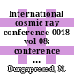 International cosmic ray conference 0018 vol 08: conference papers: t sessions : Bangalore, 22.08.83-03.09.83.