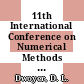 11th International Conference on Numerical Methods in Fluid Dynamics [E-Book] /
