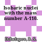 Isobaric nuclei with the mass number A-110.