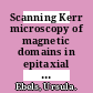 Scanning Kerr microscopy of magnetic domains in epitaxial Fe/GaAs(001) thin film systems /