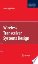 Wireless Transceiver Systems Design [E-Book] /