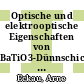 Optische und elektrooptische Eigenschaften von BaTiO3-Dünnschichtwellenleitern [E-Book] /