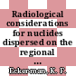 Radiological considerations for nuclides dispersed on the regional and global scale : Draft : meeting, Vienna, 1.-4.6.1982 : Wien, 01.06.1982-04.06.1982.