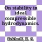 On stability in ideal compressible hydrodynamics.