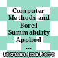 Computer Methods and Borel Summability Applied to Feigenbaum's Equation [E-Book] /