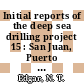 Initial reports of the deep sea drilling project 15 : San Juan, Puerto Rico to Cristobal, Panama, December 1970 - Februar 1971