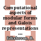 Computational aspects of modular forms and Galois representations : how one can compute in polynomial time the value of Ramanujan's tau at a prime [E-Book] /