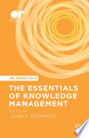 The essentials of knowledge management [E-Book] /
