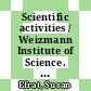 Scientific activities / Weizmann Institute of Science. 1996 : [ed. by Susan Efrat]