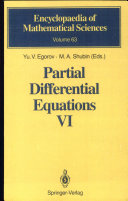 Partial differential equations. 6. Elliptic and parabolic operators.