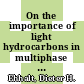 On the importance of light hydrocarbons in multiphase atmospheric systems [E-Book] /