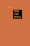 Solid state physics. 27 : advances in research and applications.