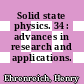 Solid state physics. 34 : advances in research and applications.