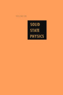 Solid state physics. 38 : advances in research and applications.