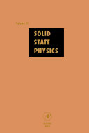 Solid state physics. 51 : advances in research and applications /