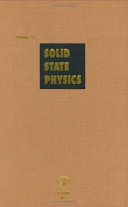 Solid state physics. 52 : advances in research and applications /