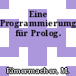 Eine Programmierumgebung für Prolog.