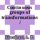 Continuous groups of transformations /