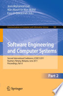 Software Engineering and Computer Systems [E-Book] : Second International Conference, ICSECS 2011, Kuantan, Pahang, Malaysia, June 27-29, 2011, Proceedings, Part II /