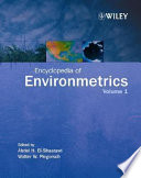 Encyclopedia of environmetrics. 3. M - R /