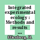 Integrated experimental ecology : Methods and results of ecosystem research in the German Solling Project.