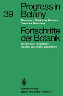 Progress in botany. 39. Morphology, physiology, genetics, taxonomy, geobotany /