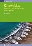 Renewables : A review of sustainable energy supply options [E-Book] /