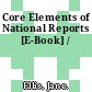 Core Elements of National Reports [E-Book] /