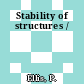 Stability of structures /