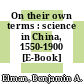 On their own terms : science in China, 1550-1900 [E-Book] /