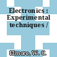 Electronics : Experimental techniques /
