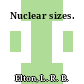 Nuclear sizes.