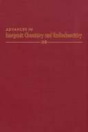 Advances in inorganic chemistry and radiochemistry. 29.