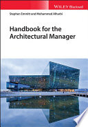 Handbook for the architectural manager [E-Book] /