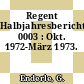 Regent Halbjahresbericht. 0003 : Okt. 1972-März 1973.