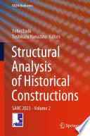 Structural Analysis of Historical Constructions [E-Book] : SAHC 2023 - Volume 2 /