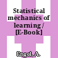 Statistical mechanics of learning / [E-Book]