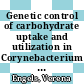 Genetic control of carbohydrate uptake and utilization in Corynebacterium glutamicum [E-Book] /