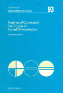 Families of curves and the origins of partial differentiation [E-Book] /
