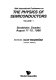 International Conference on the Physics of Semiconductors. 18,1 : Stockholm, 11.08.86-15.08.86 /