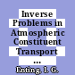 Inverse Problems in Atmospheric Constituent Transport [E-Book] /