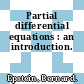 Partial differential equations : an introduction.