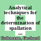 Analytical techniques for the determination of spallation products in a tantalum target [E-Book] /