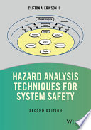 Hazard analysis techniques for system safety [E-Book] /