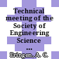 Technical meeting of the Society of Engineering Science 0002: proceedings : East-Lansing, MI, 02.11.64-04.11.64.