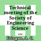 Technical meeting of the Society of Engineering Science 0005: proceedings : Huntsville, AL, 30.10.67-01.11.67.