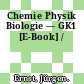 Chemie Physik Biologie — GK1 [E-Book] /