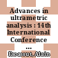 Advances in ultrametric analysis : 14th International Conference on p-adic Functional Analysis, June 30 - July 4, 2016, Universite d'Auvergne, Aurillac, France [E-Book] /