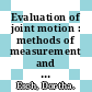 Evaluation of joint motion : methods of measurement and recording [E-Book] /