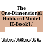 The One-Dimensional Hubbard Model [E-Book] /